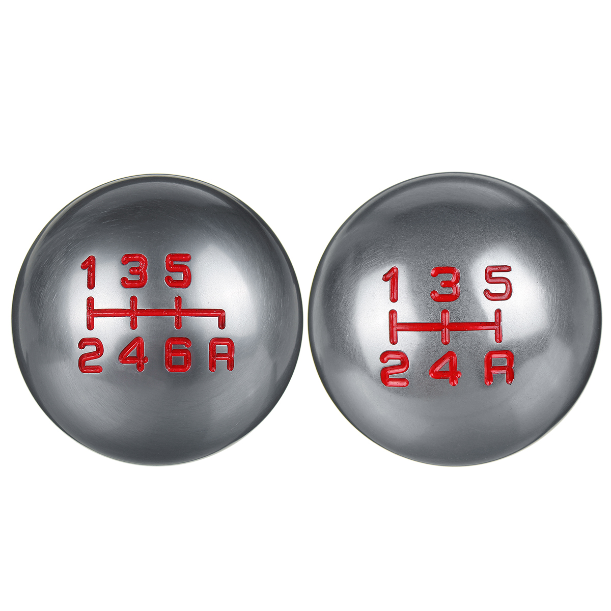 56-Speed-Alloy-Gray-Gear-Shift-Knob-Round-Ball-Shape-M10x15-Thread-For-Honda-Civic-City-CRV-1771295