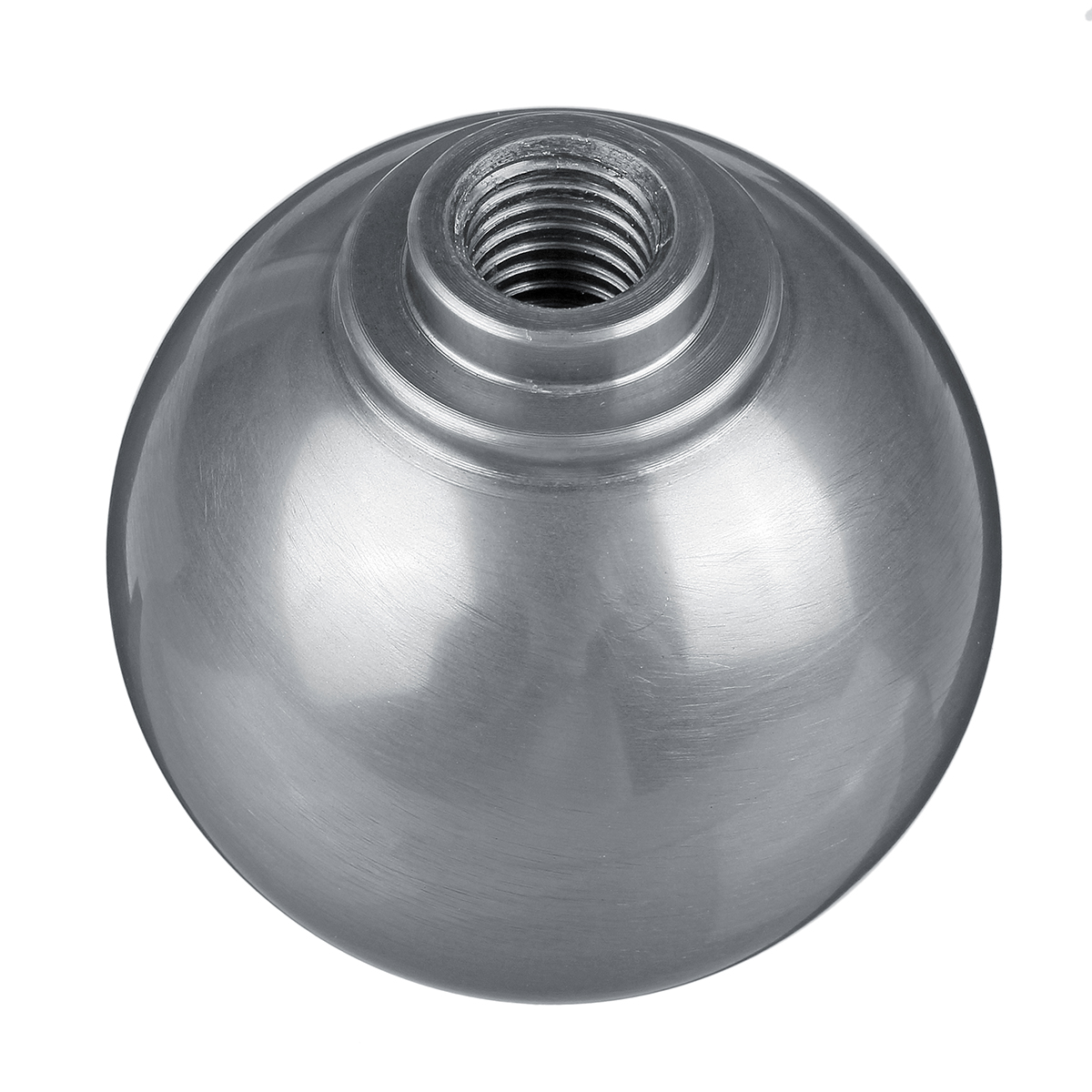 56-Speed-Alloy-Gray-Gear-Shift-Knob-Round-Ball-Shape-M10x15-Thread-For-Honda-Civic-City-CRV-1771295
