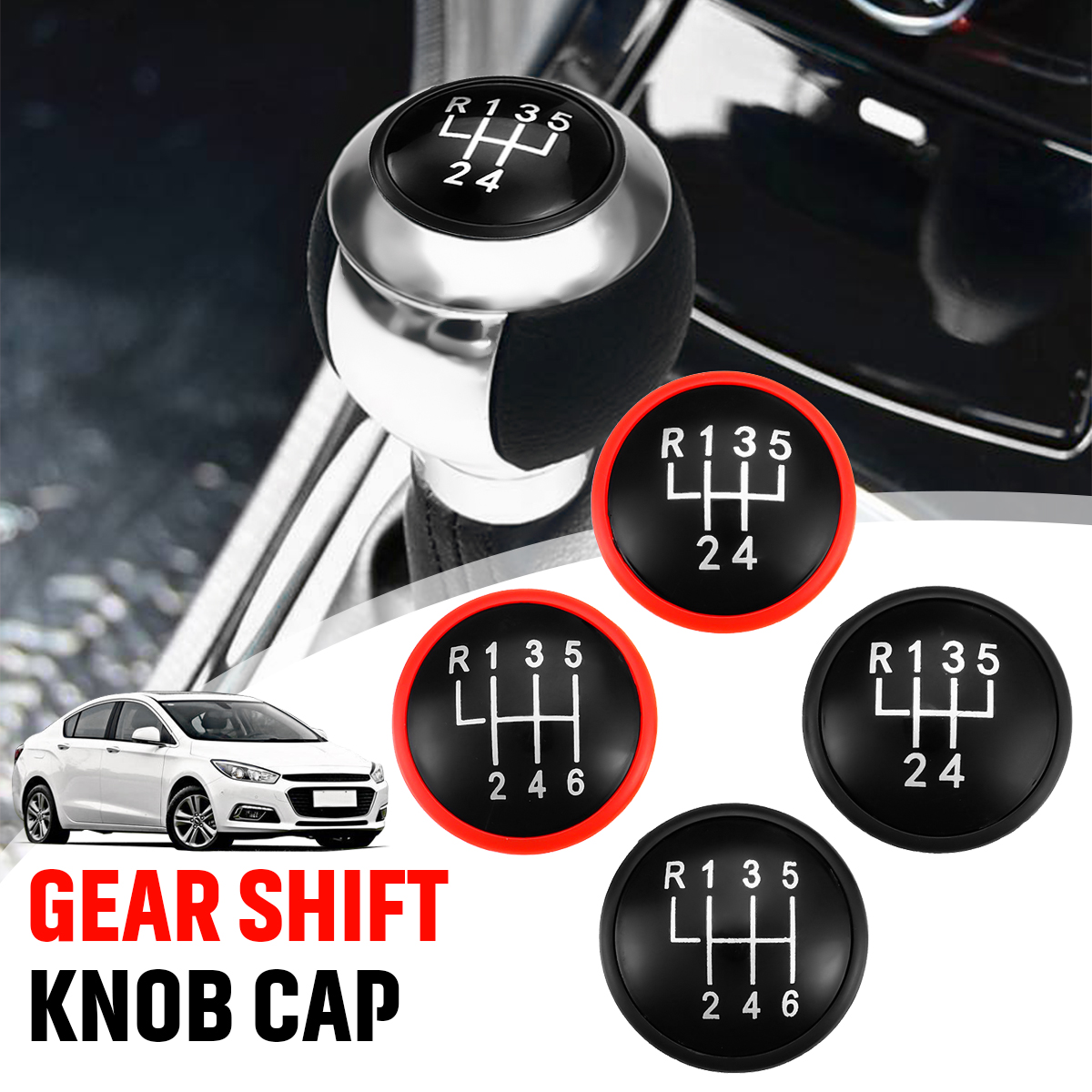 56-Speed-Gear-Shift-Knob-Cap-ABS-For-Volkswagen-VW-Golf-Jetta-MK3-MK4-GTI-Polo-1768528