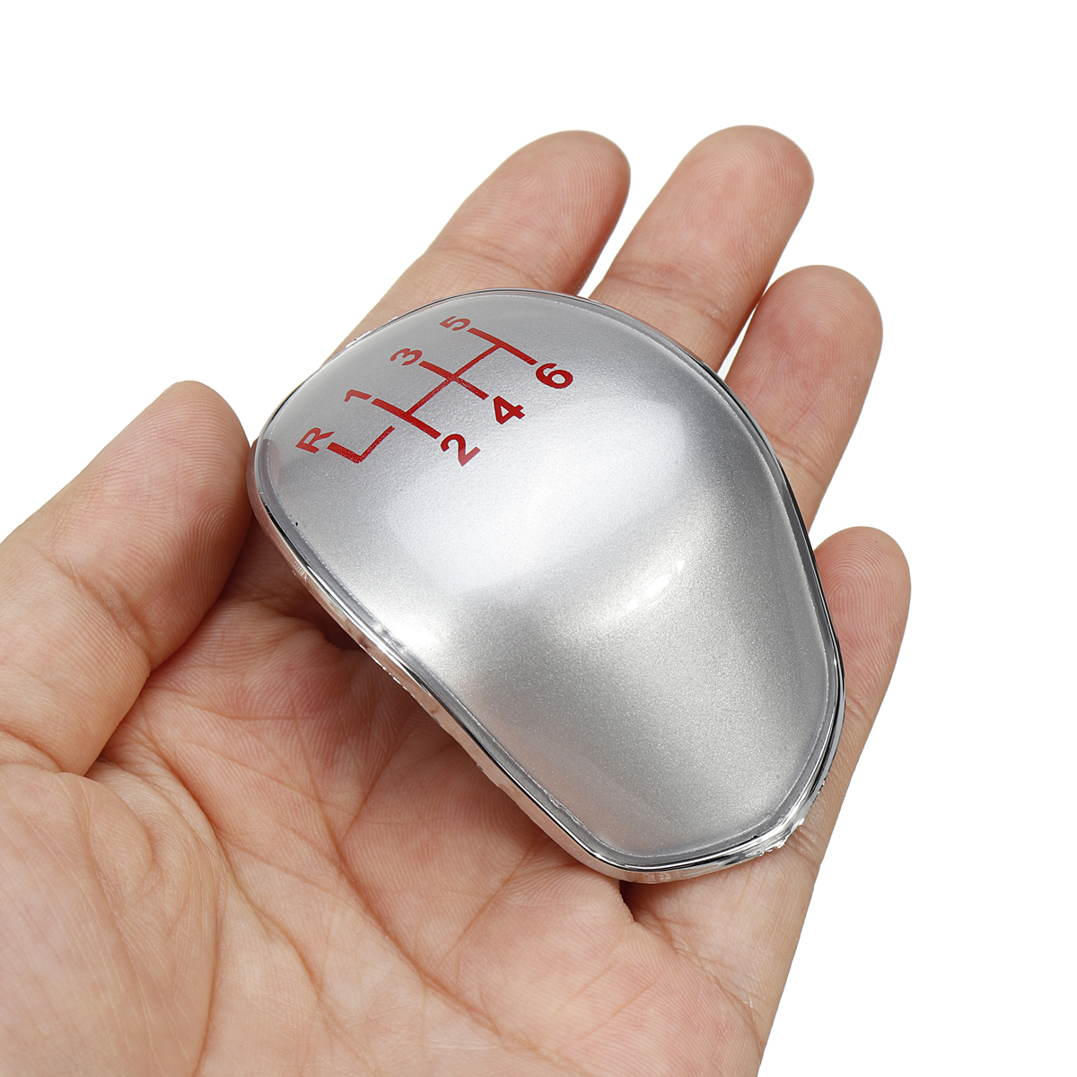 56-Speed-Gear-Shift-Knob-Cap-Silver-Cover-FOR-FORD-FIESTA-TRANSIT-CONNECT-TOURNEO-FUSION-1559456