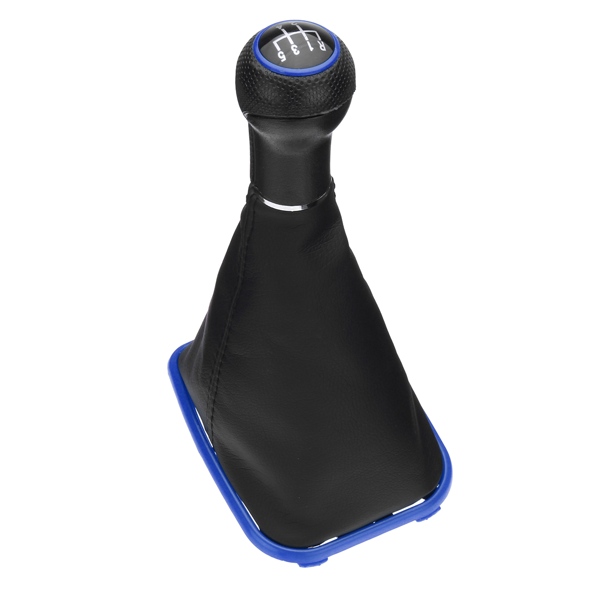 56-Speed-Gear-Shift-Knob-Gaitor-Boot-Cover-Leather-Black-Fit-For-VW-Golf-MK4-1768531