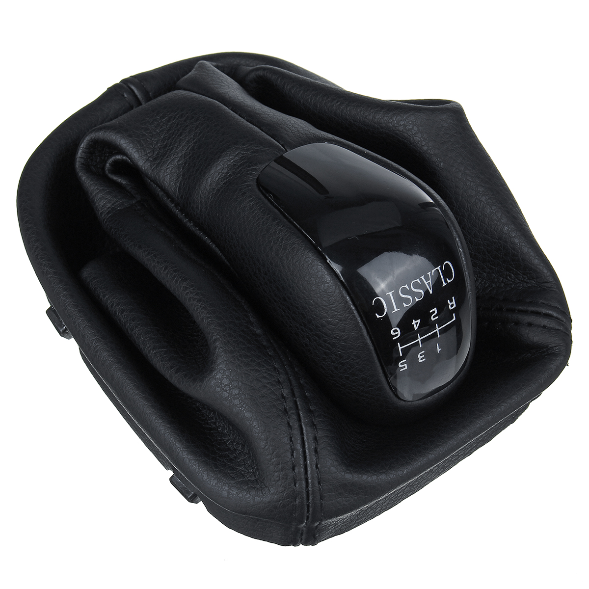 56-Speed-Gear-Shift-Knob-PU-Leather-Gaitor-Boot-Cover-For-Mercedes-Benz-C-Class-W203-1727240