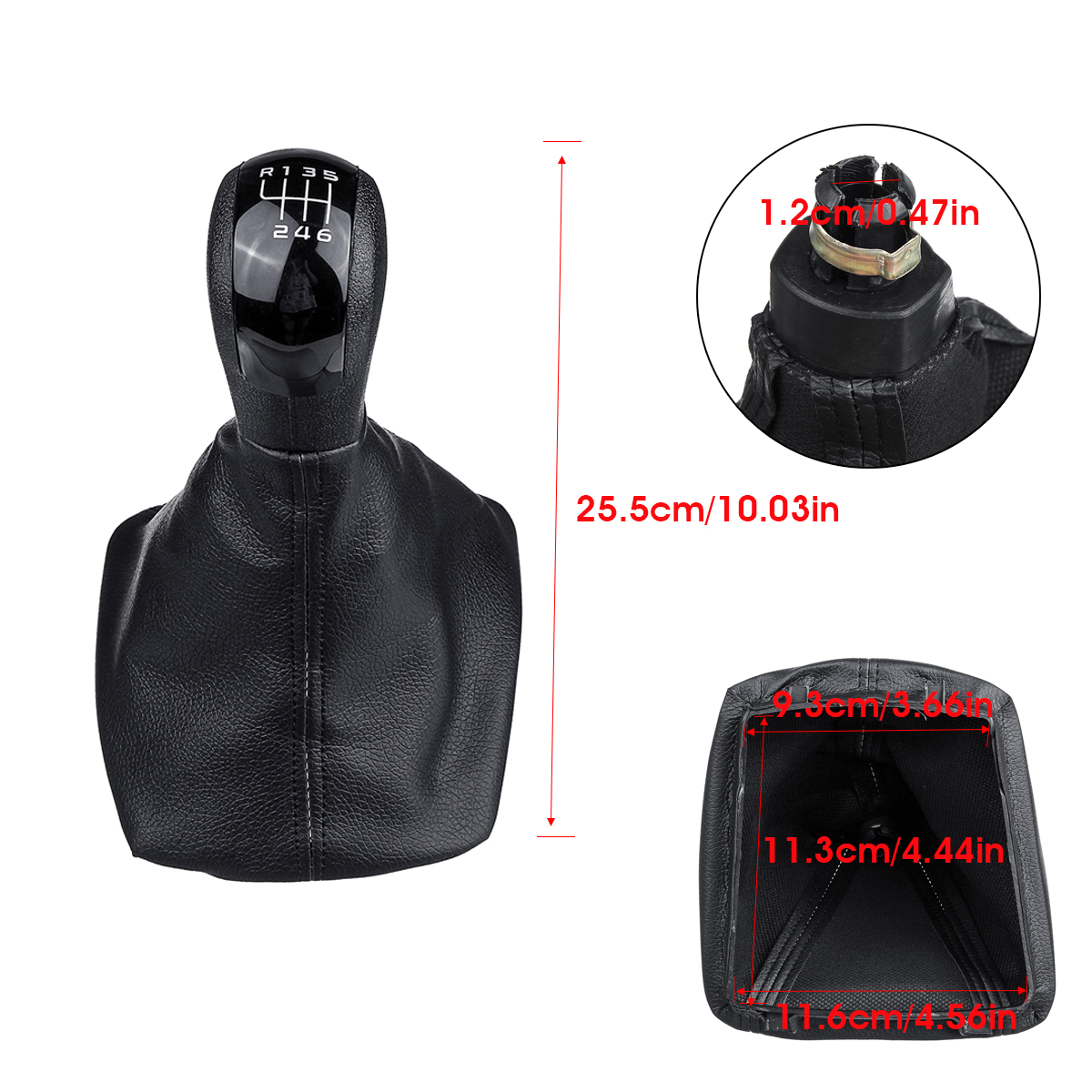 56-Speed-Gear-Shift-Knob-Stick-with-PU-Leather-Gaiter-Boot-Cover-For-Skoda-Octavia-MK2-2004-2012-1656460