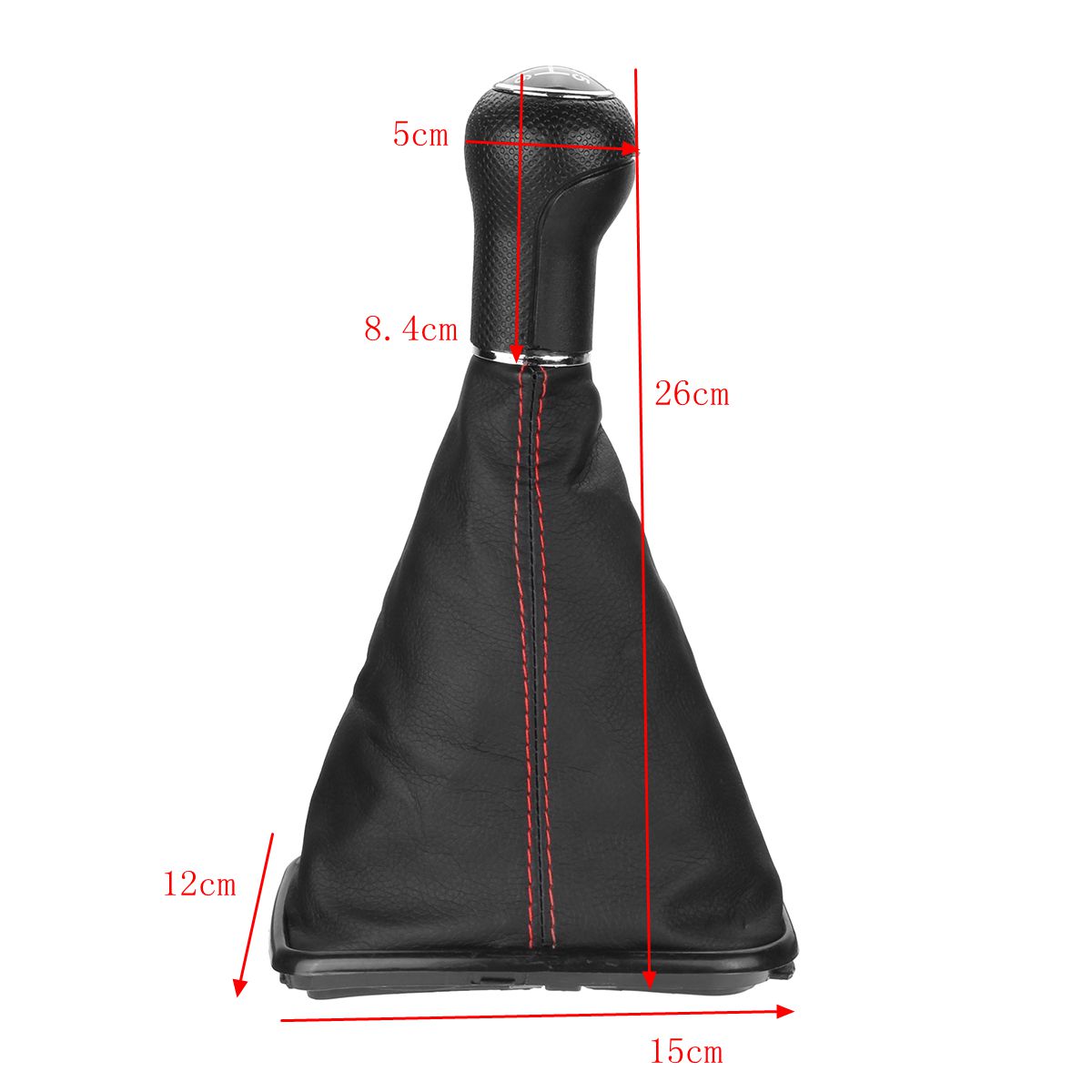 56-Speed-Gear-Shift-Knob-with-Gaitor-Boot-Dust-Cover-PU-Leather-For-VW-Golf-4-Bora-1744169