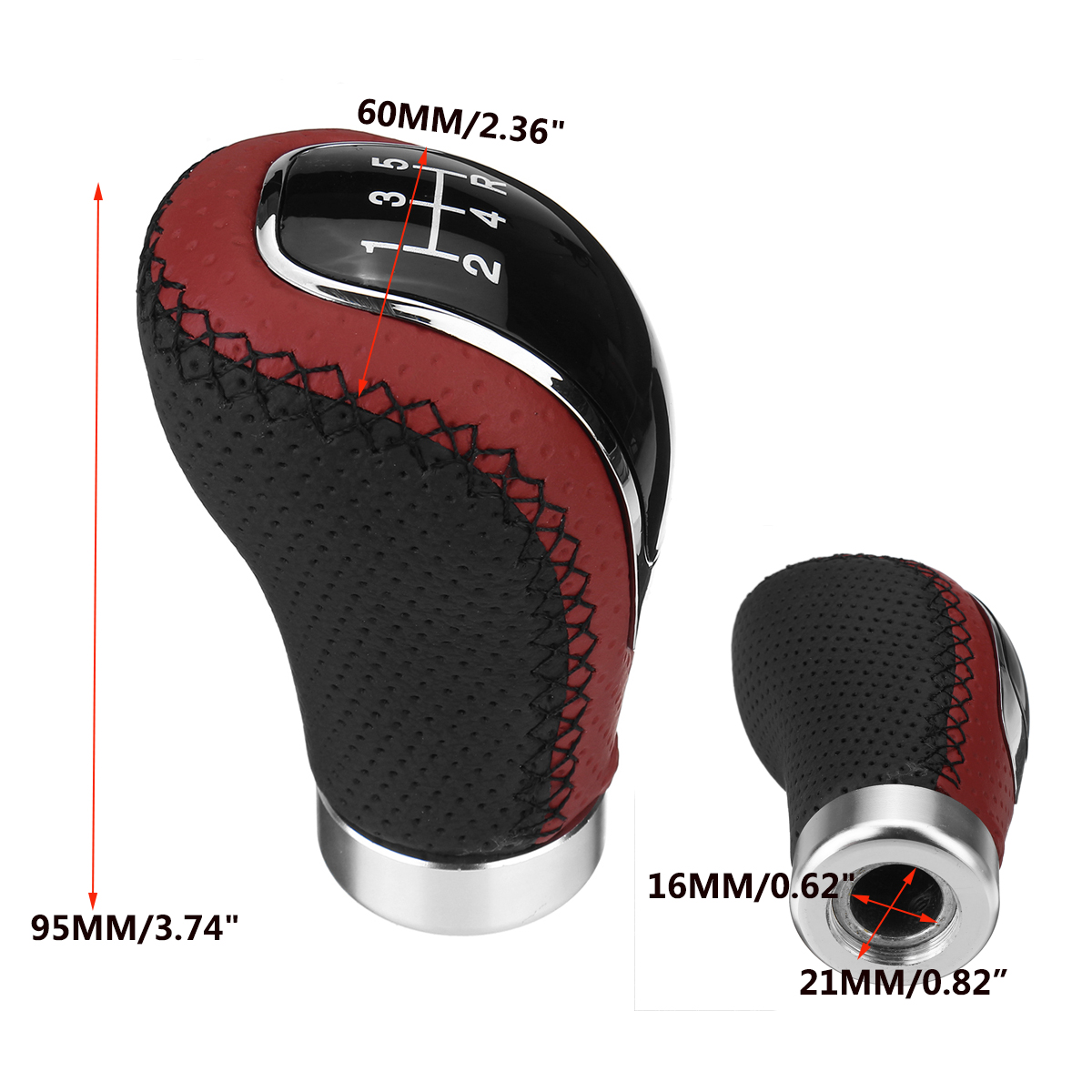 56-Speed-Universal-Manual-Car-Gear-Shift-Knob-Shifter-Lever-Stick-with-3-Cap-1787500