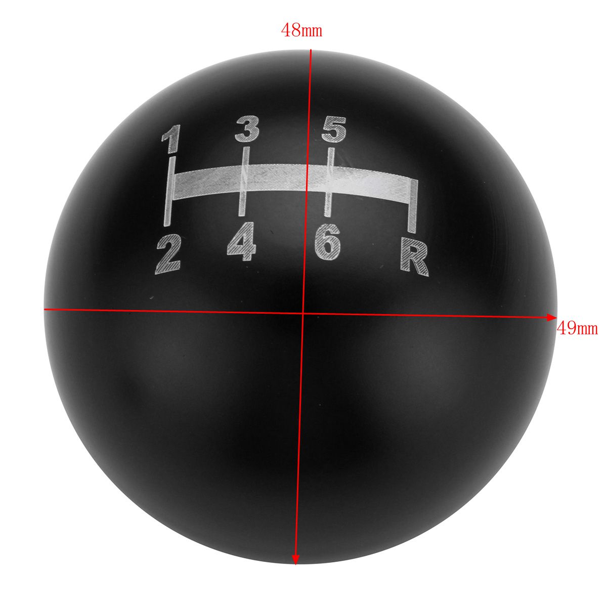 6-Speed-Aluminum-Round-Ball-Racing-Car-Manual-Gear-Shift-Shifter-Knob-For-Honda-1225727