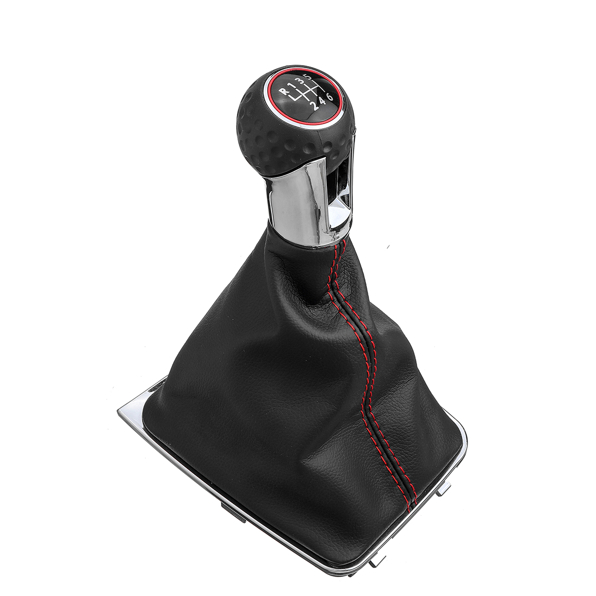 6-Speed-Car-Gear-Stick-Level-Shift-Knob-With-Leather-Boot-for-VW-1585636