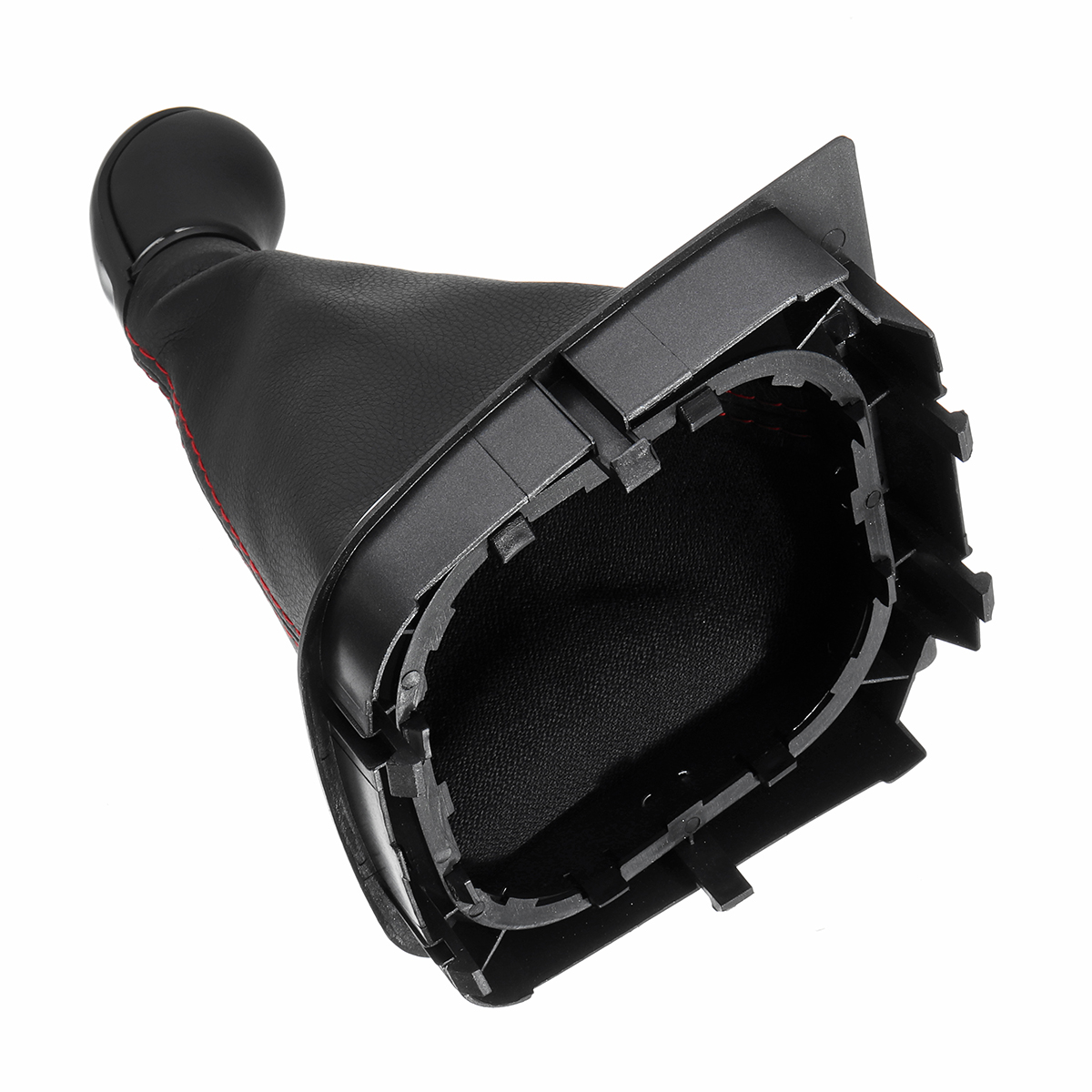 6-Speed-Gear-Shift-Knob--Leather-Boot-Cover-For-Volkswagen-VW-Golf-5-6-MK5-MK6-1768535