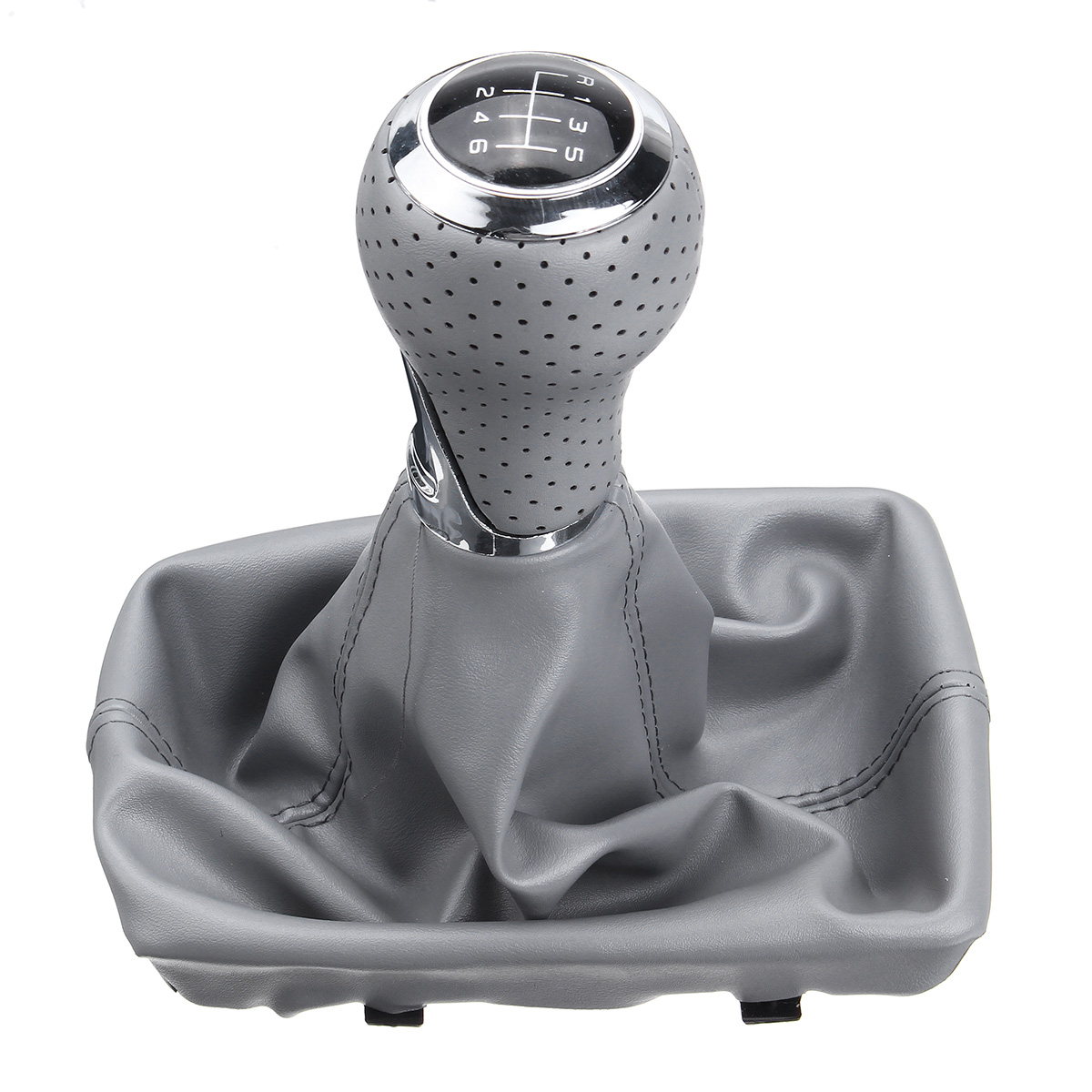 6-Speed-Gear-Shift-Knob-Gaitor-Boot-PU-Leather-For-Audi-A4-S4-B8-8K-S-Line-2007-2015-1664335