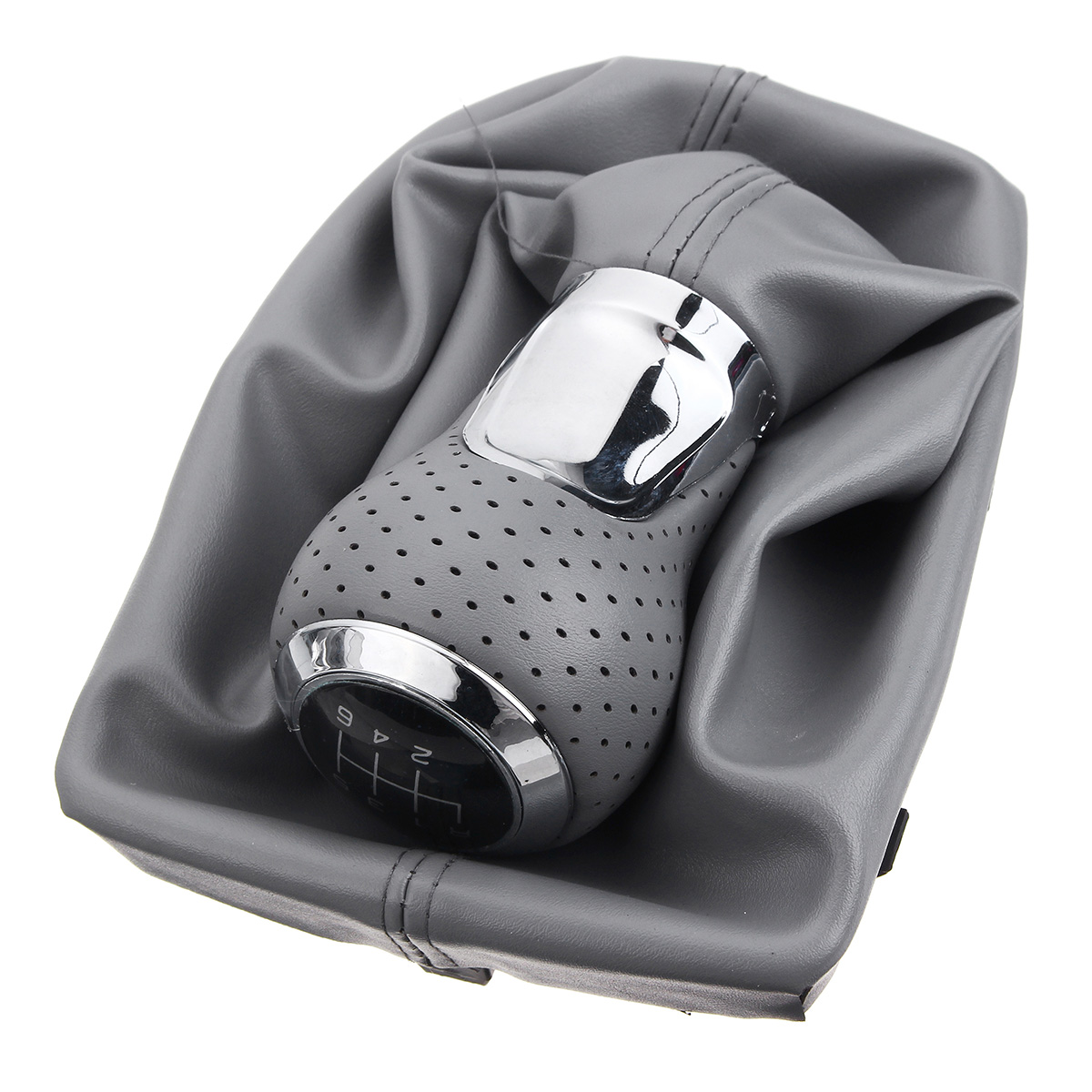 6-Speed-Gear-Shift-Knob-Gaitor-Boot-PU-Leather-For-Audi-A4-S4-B8-8K-S-Line-2007-2015-1664335