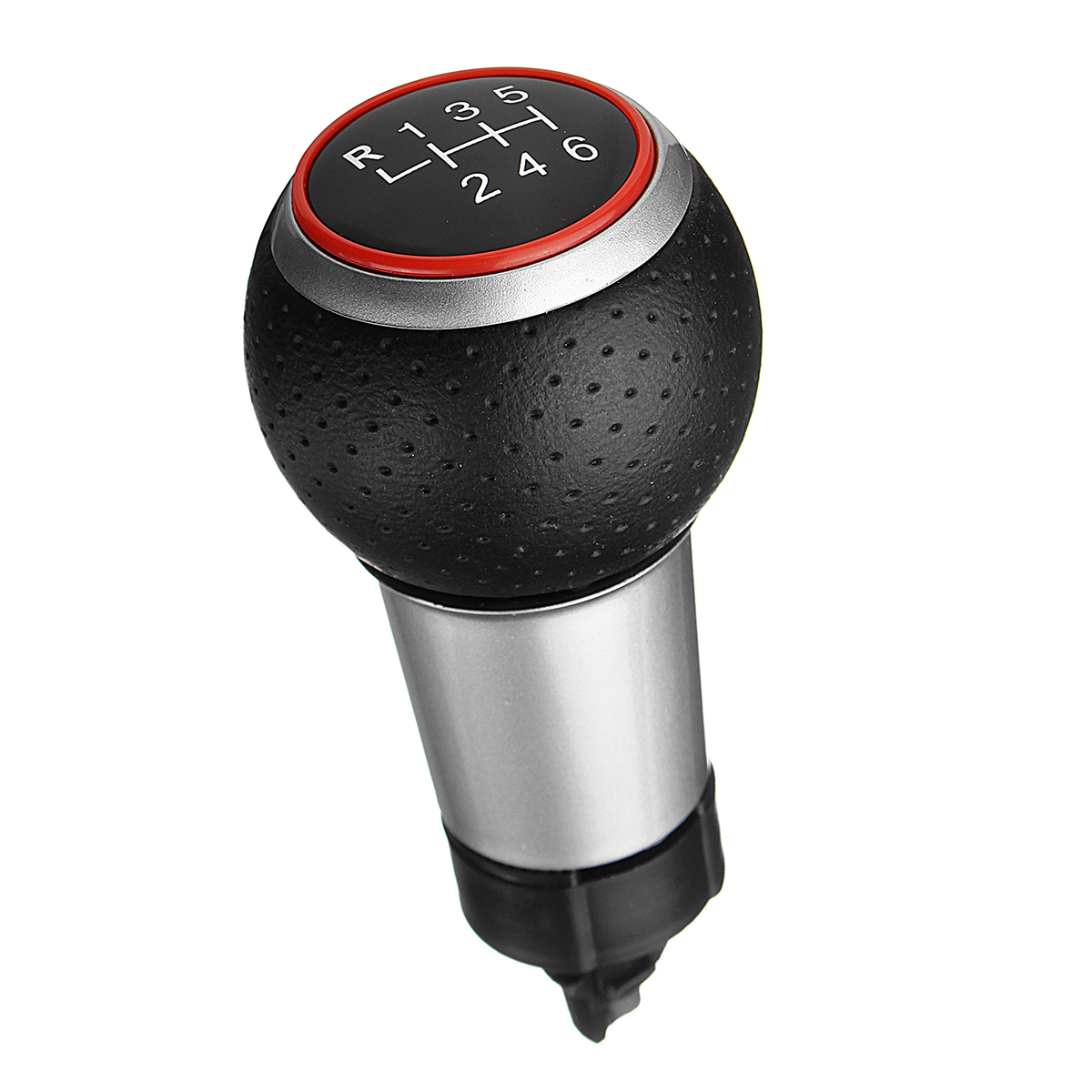 6-Speed-Gear-Shift-Knob-PU-Leather-For-Audi-A4-S4-B8-8K-S-Line-2007-2015-1422399