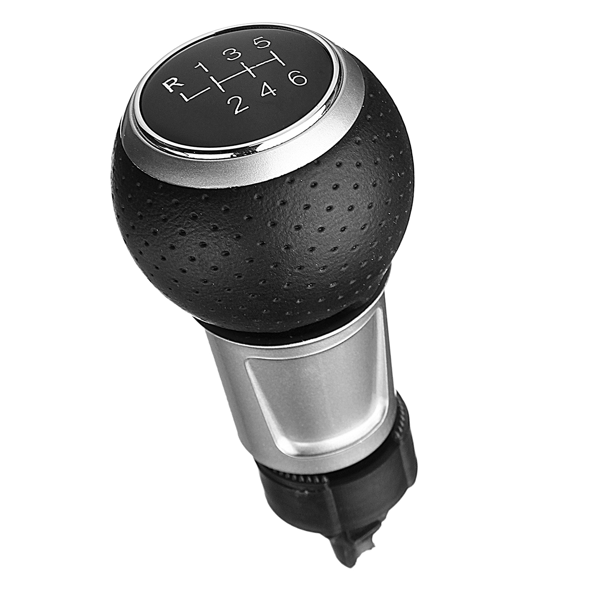 6-Speed-Gear-Shift-Knob-PU-Leather-For-Audi-A4-S4-B8-8K-S-Line-2007-2015-1422399