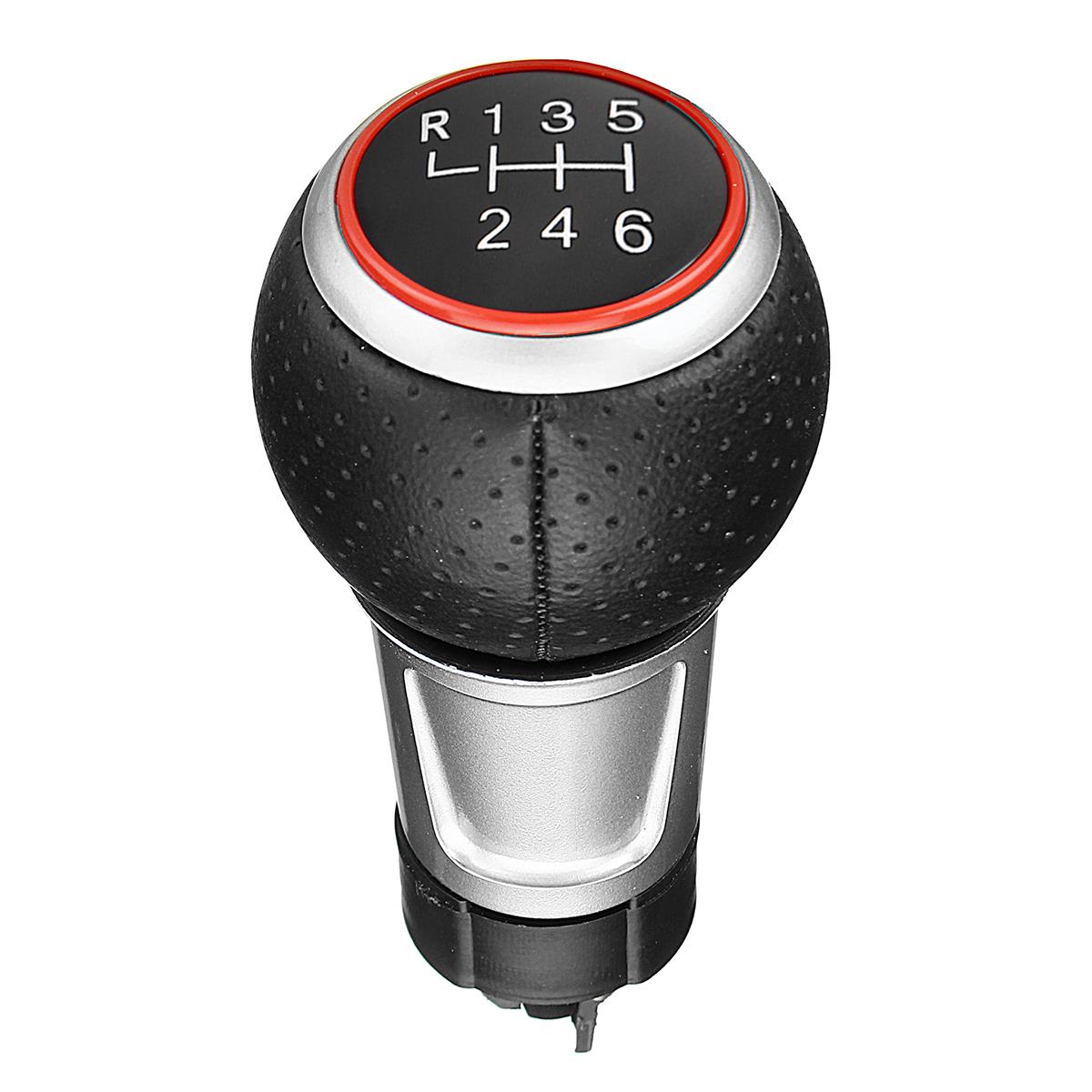 6-Speed-Gear-Shift-Knob-PU-Leather-For-Audi-A4-S4-B8-8K-S-Line-2007-2015-1422399