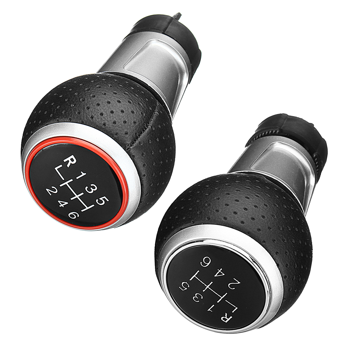6-Speed-Gear-Shift-Knob-PU-Leather-For-Audi-A4-S4-B8-8K-S-Line-2007-2015-1422399