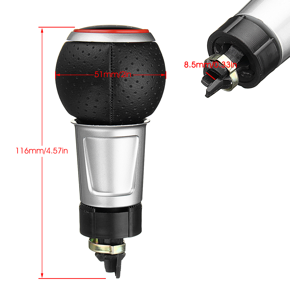 6-Speed-Gear-Shift-Knob-PU-Leather-For-Audi-A4-S4-B8-8K-S-Line-2007-2015-1422399