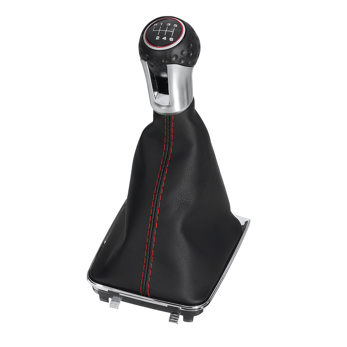 6-Speed-Gear-Shift-Knob-Stick-Gaiter-Boot-Cover-For-VW-Golf-MK5-MK6-Black-1768525