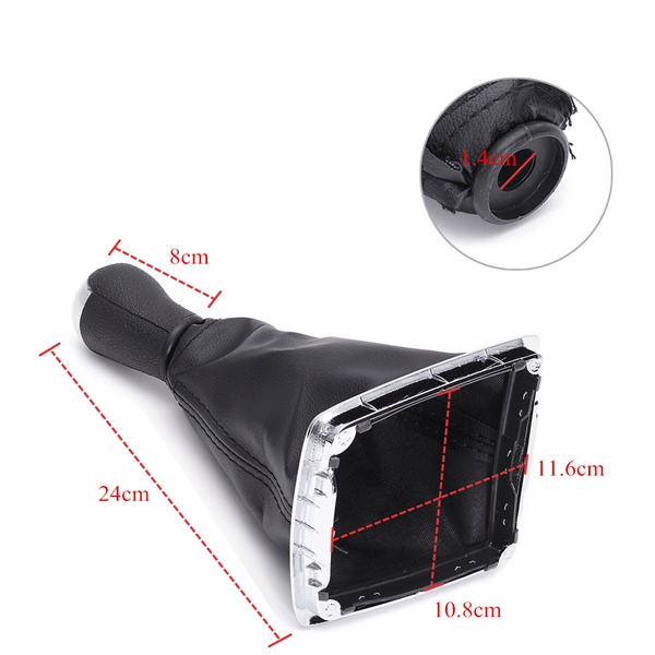 6-Speed-Gear-Shift-Knob-Stick-Lever-Gaiter-Boot-Cover-For-Ford-Mondeo-MK2-04-11-1268531