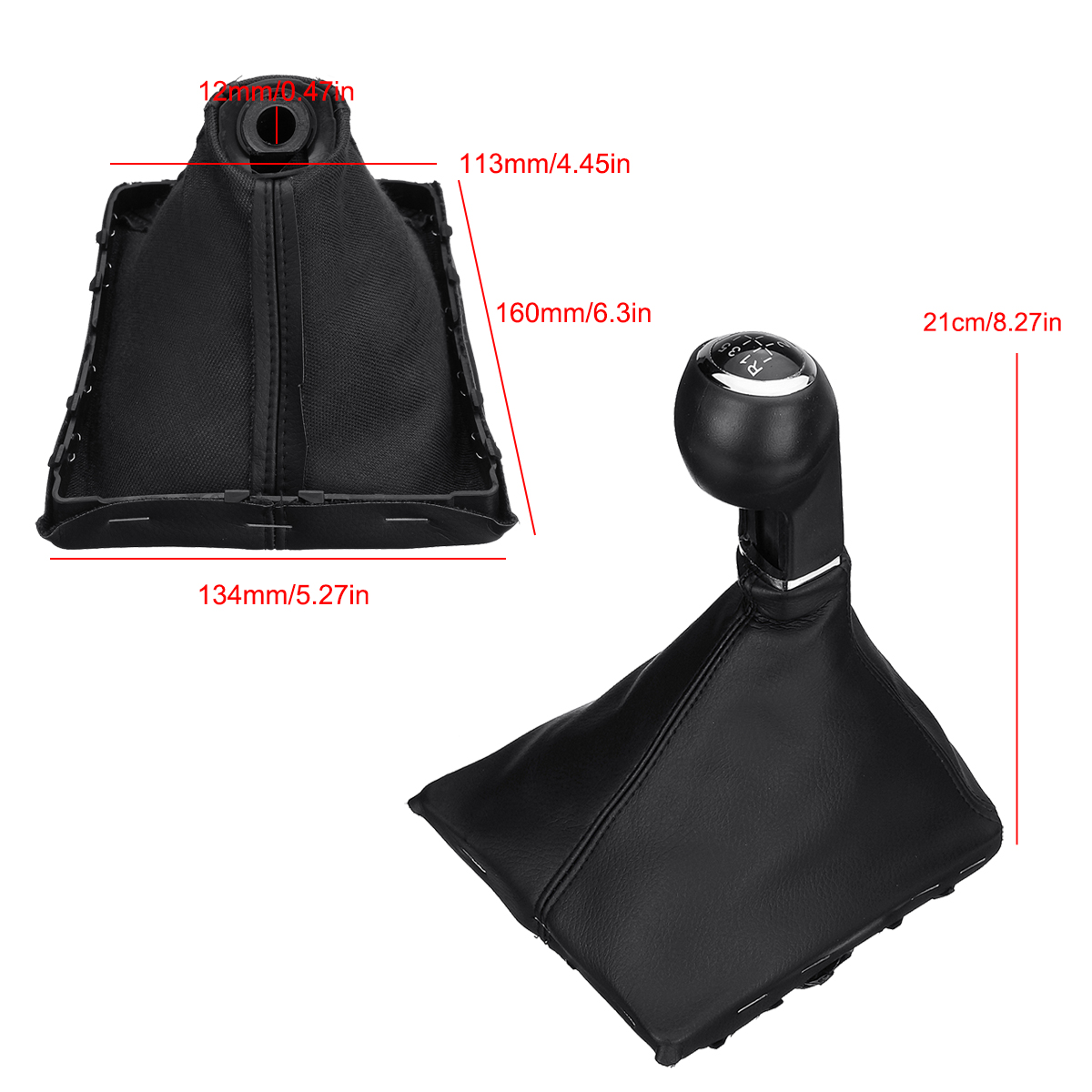 6-Speed-Gear-Shift-Knob-Stick-with-Gaiter-Boot-For-Vauxhall-Opel-Astra-Corsa-D-2005-2010-1402526
