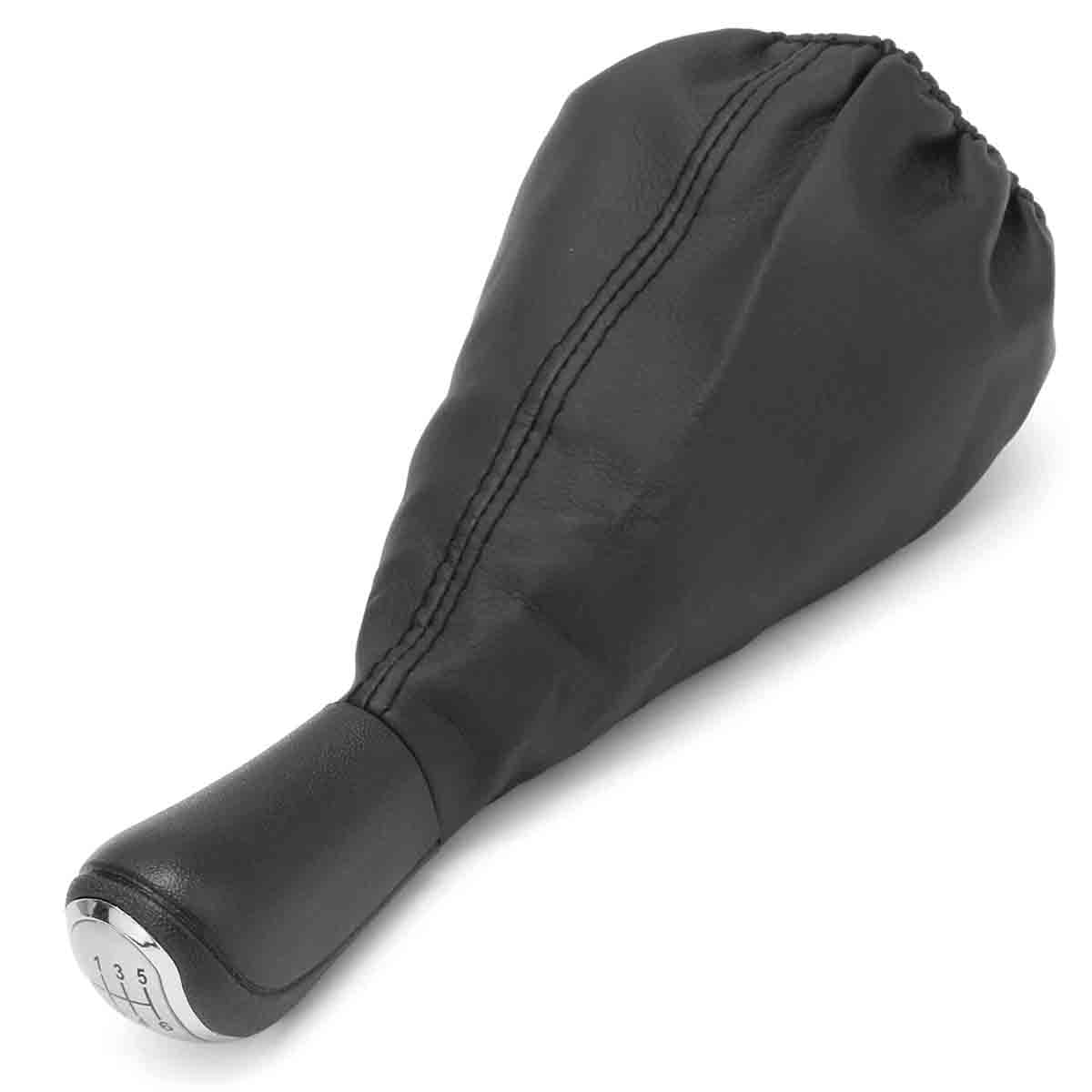 6-Speed-Gear-Stick-Shift-Knob-Gaiter-Boot-Cover-For-Mercedes-C-Class-W203-1769119