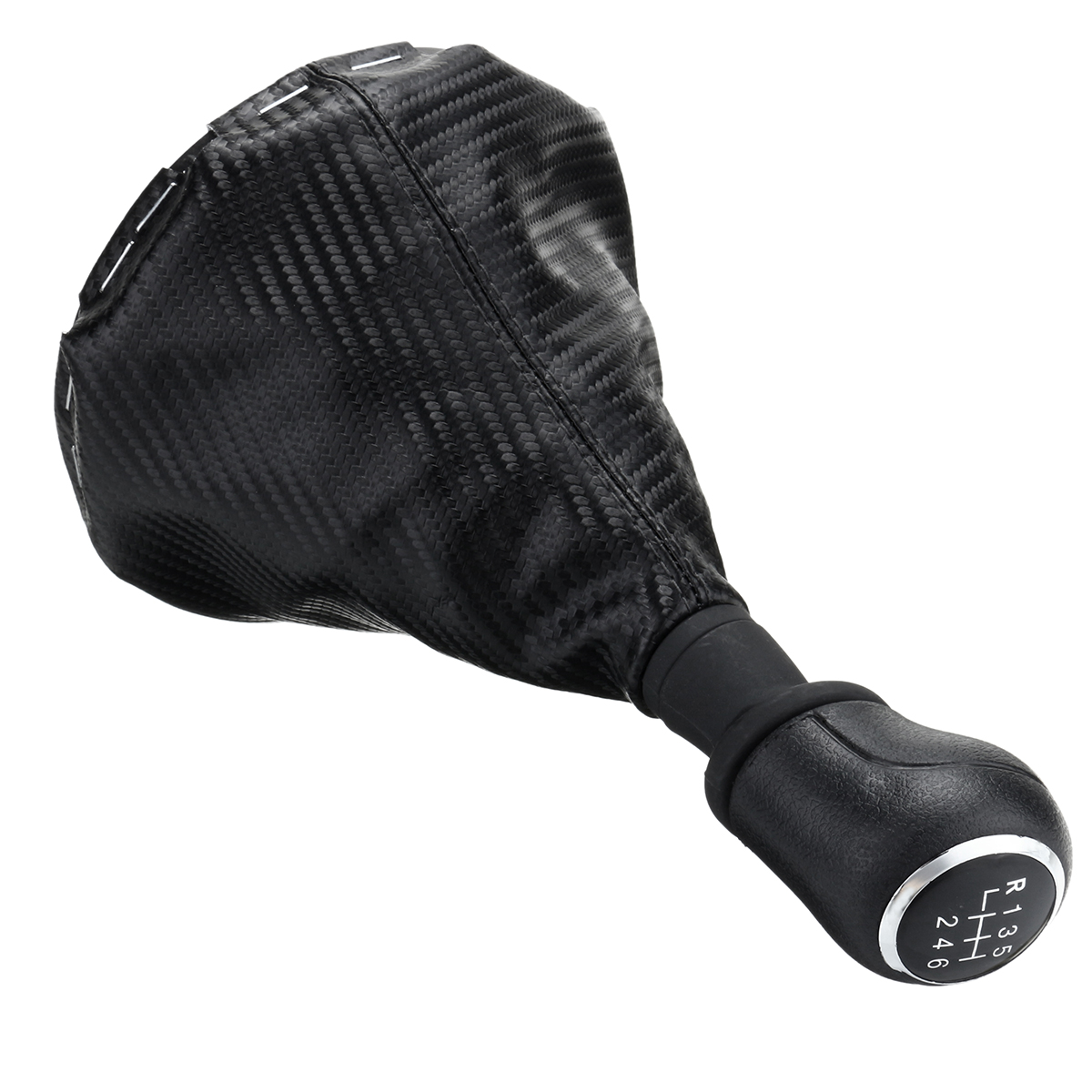 6-Speed-Gear-Stick-Shift-Knob-Lever-Gaiter-Gaitor-Boot-PU-Leather-For-VW-T5-51-1427653