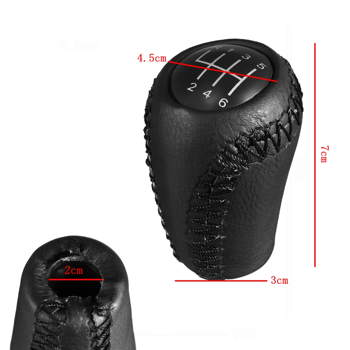 6-Speed-Leather-Gear-Shift-Knob-Stick-For-MAZDA-3-BK-BL-5-CR-CW-6-II-GH-1342446