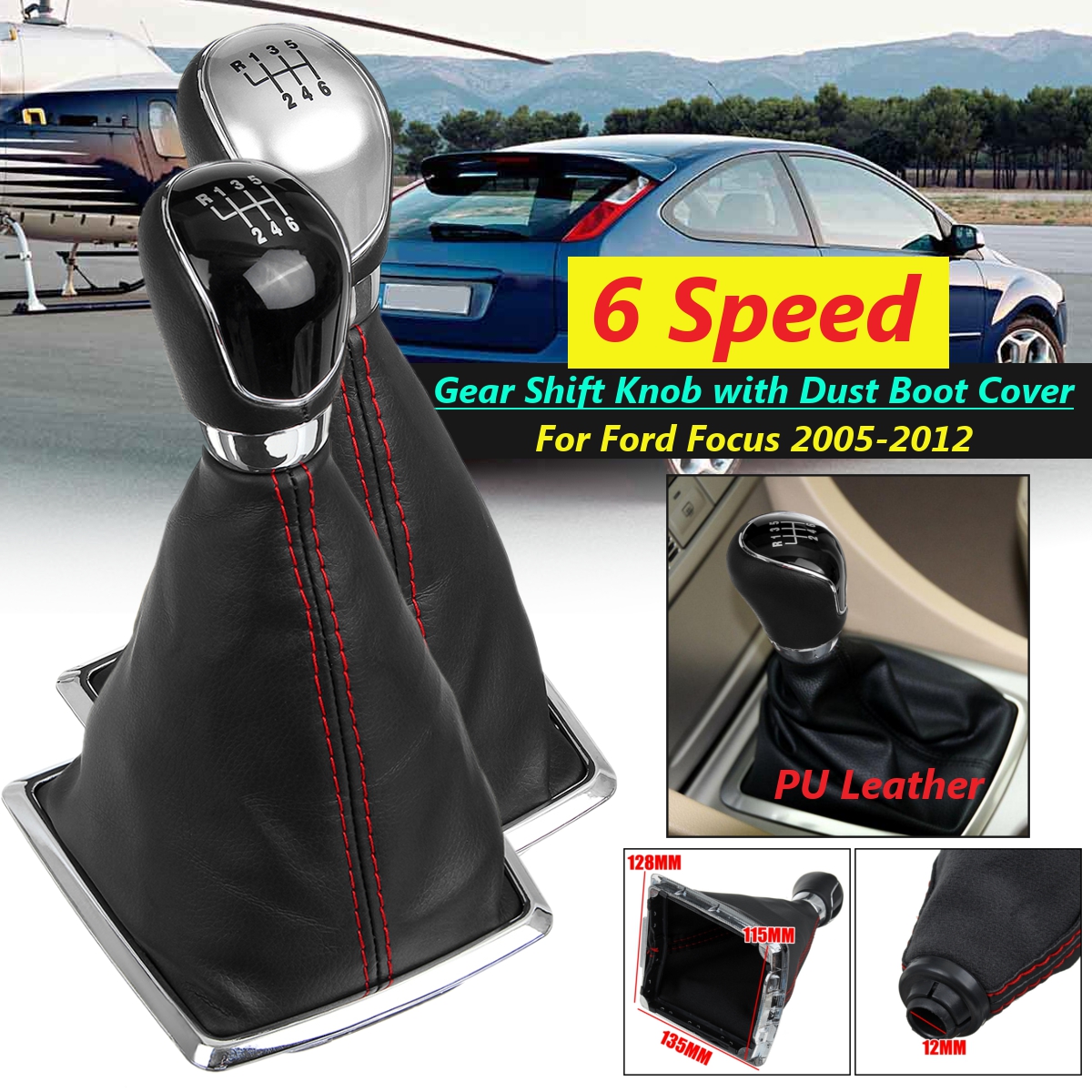 6-Speed-MT-Car-Gear-Stick-Shift-Knob-With-Dust-Boot-Cover-For-Ford-Focus-2005-2012-1622996