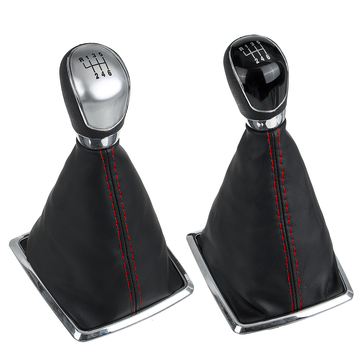 6-Speed-MT-Gear-Stick-Shift-Knob--Dust-Boot-Cover-For-Ford-Focus-2005-2012-1625077