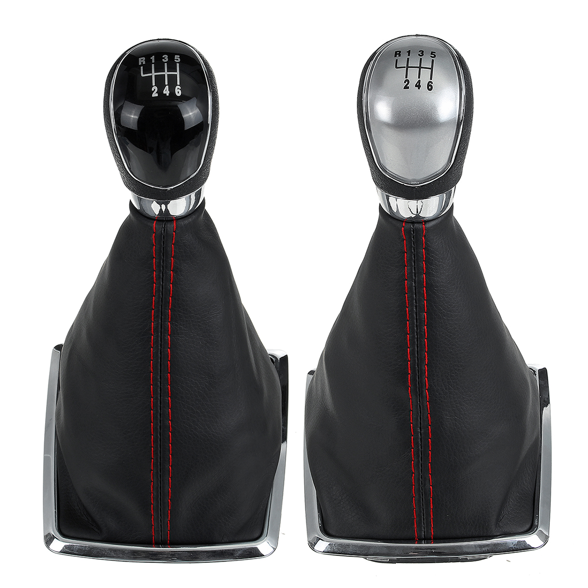 6-Speed-MT-Gear-Stick-Shift-Knob--Dust-Boot-Cover-For-Ford-Focus-2005-2012-1625077