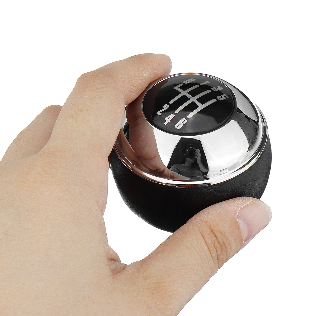 6-Speed-Manual-Gear-Shift-Knob-Black-Chrome-For-MINI-R50-R52-R53-COOPER-25117542272-1585953