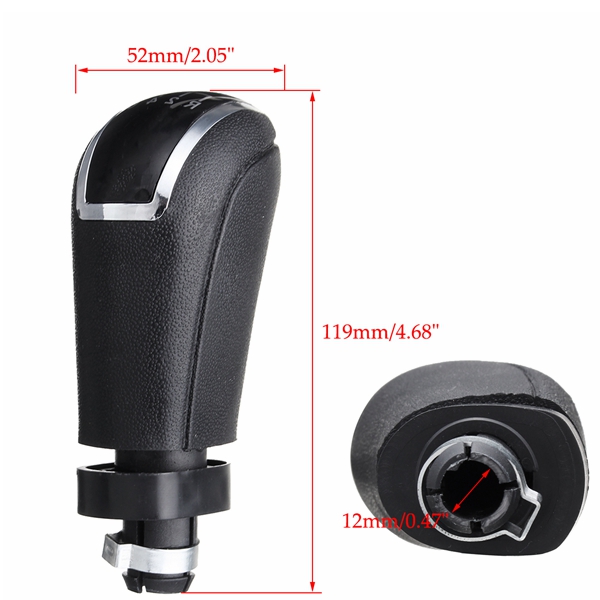 6-Speed-Manual-Gear-Shift-Knob-Black-For-Mercedes-Benz-C-Class-W203-S203-01-07-1270169
