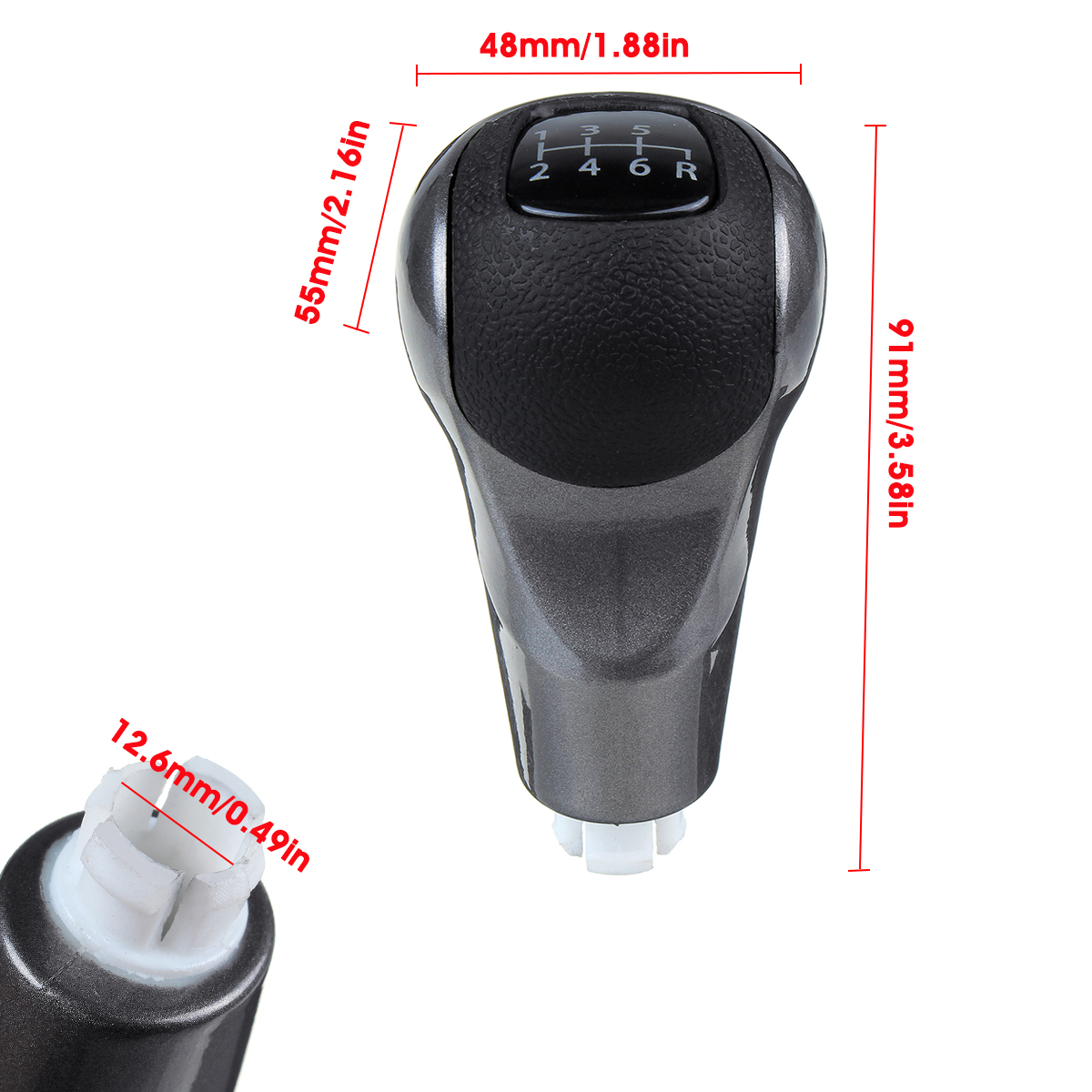 6-Speed-Manual-Gear-Shift-Knob-Stick-Lever-Rubber-For-Honda-Civic-2006-2011-1705217