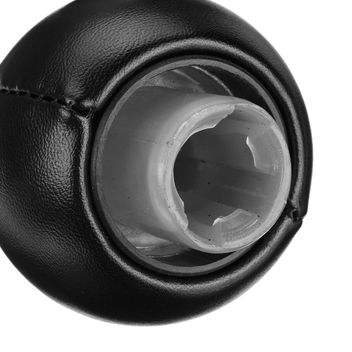 6-Speed-Matte-Silver-Gear-Stick-Shift-Knob-Shifter-Head-PU-Leather-For-Peugeot-307-308-3008-407-5008-1615529