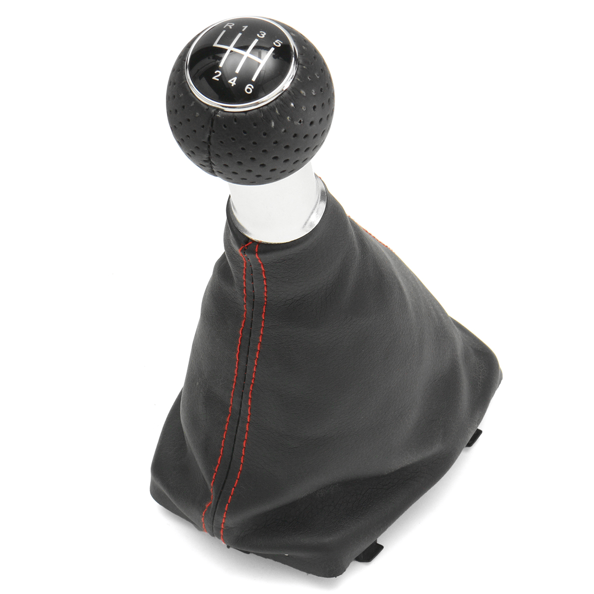 6-Speed-Shifter-Gear-Shift-Knob-Gaitor-Boot-Red-Line-For-Audi-A3-S3-2001-2003-1170912