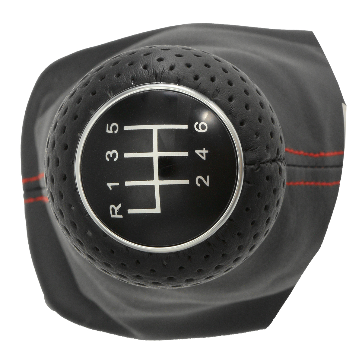 6-Speed-Shifter-Gear-Shift-Knob-Gaitor-Boot-Red-Line-For-Audi-A3-S3-2001-2003-1170912