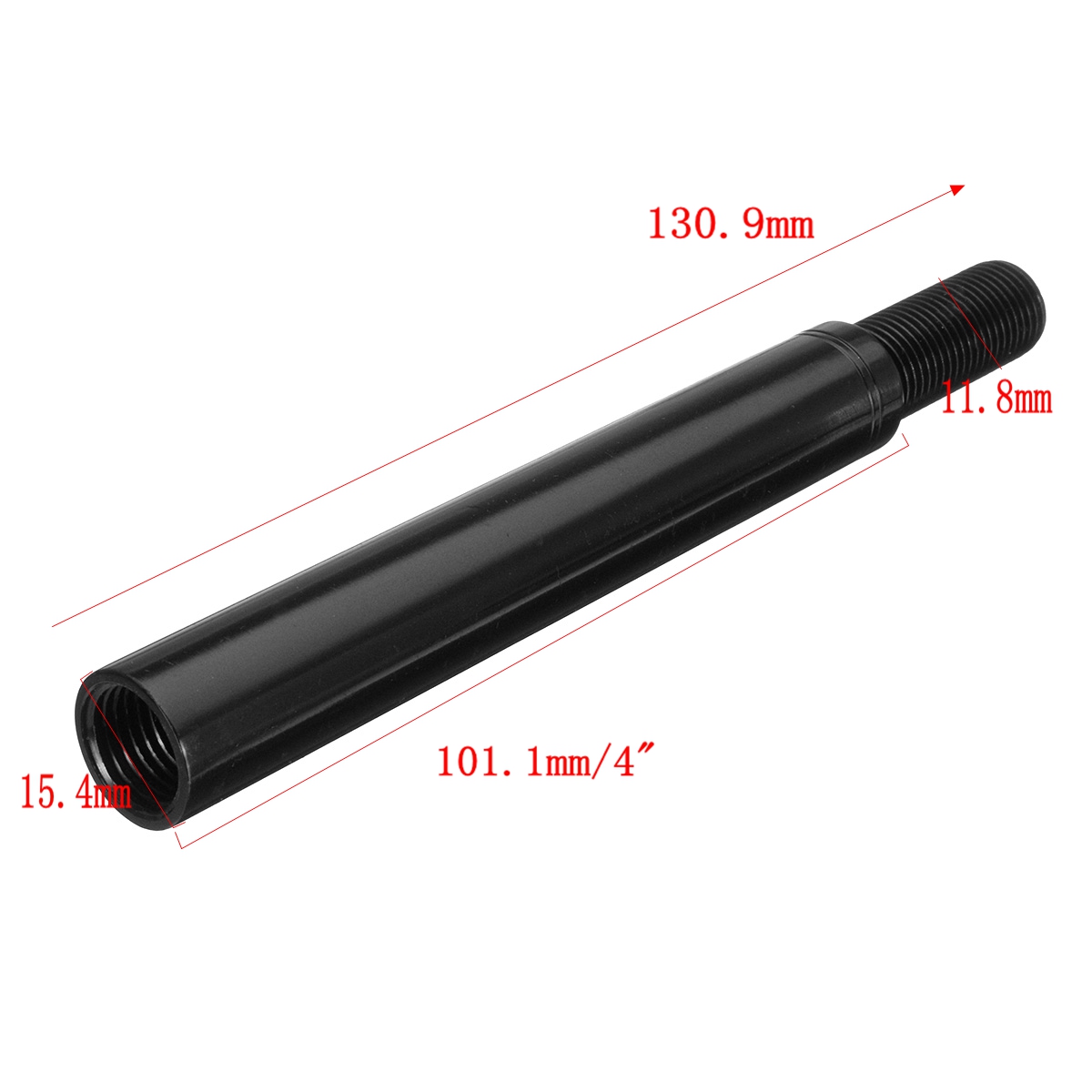 Aluminum-Manual-Gear-Shift-Lever-Extender-Extended-Shift-Knob-Extension-M12x125mm-1537730