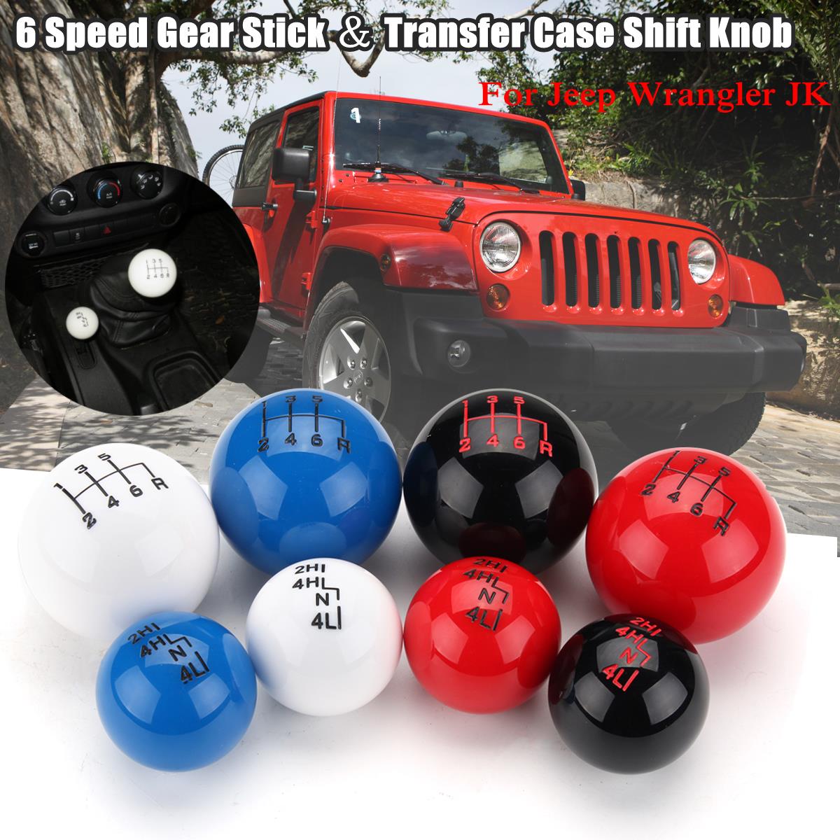 Ball-Style-6-Speed-Transfer-Case-Shift-Knob-For-Jeep-JK-1297403