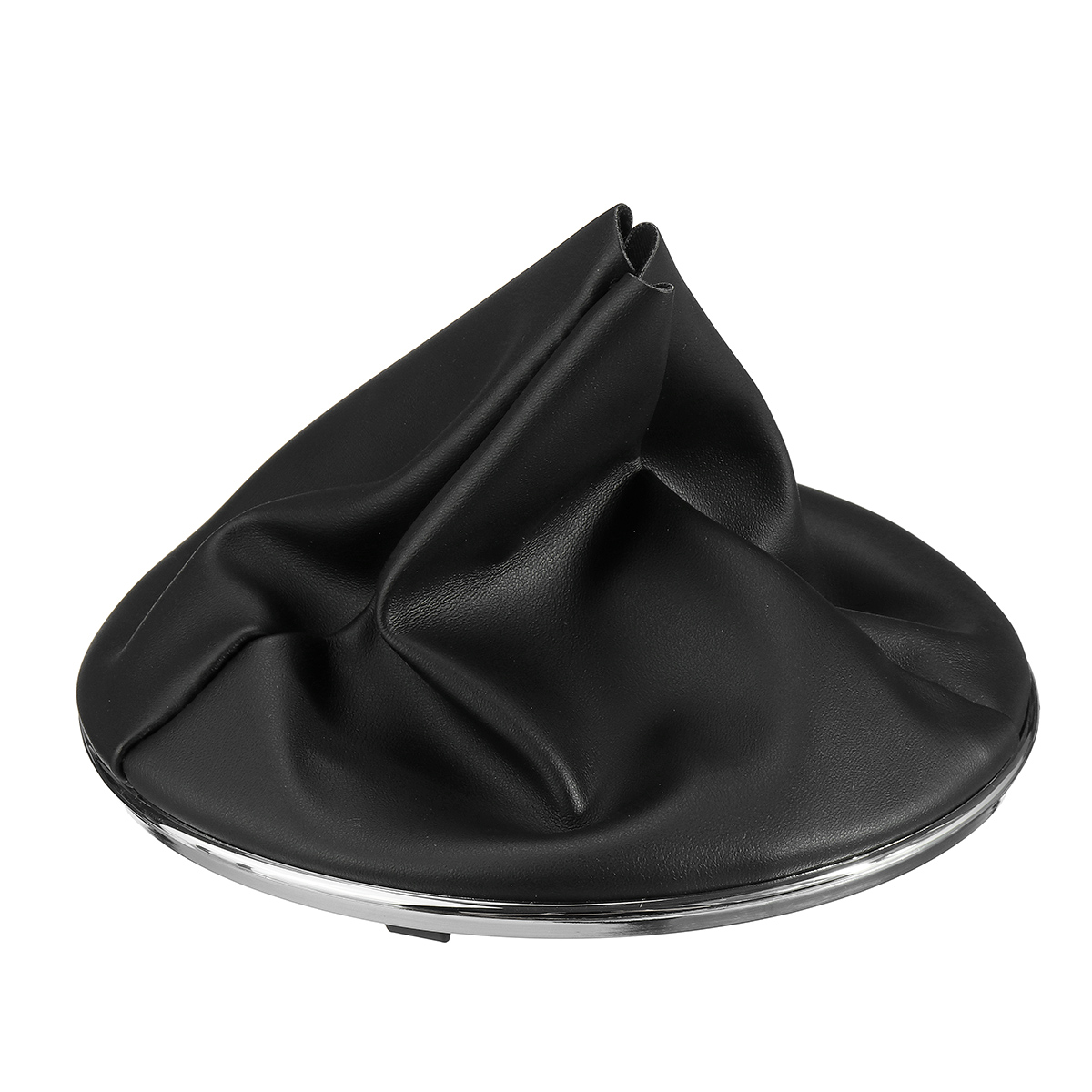 Black-Gear-Stick-Shift-Knob-Gaiter-Boot-Cover-Plastic-Frame-For-Fiat-500c-2007-2015-1714080