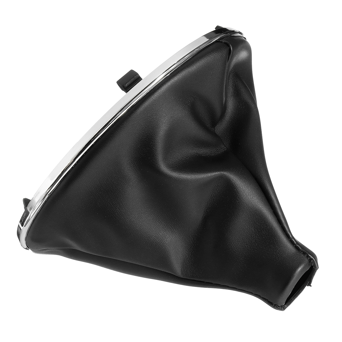 Black-Gear-Stick-Shift-Knob-Gaiter-Boot-Cover-Plastic-Frame-For-Fiat-500c-2007-2015-1714080