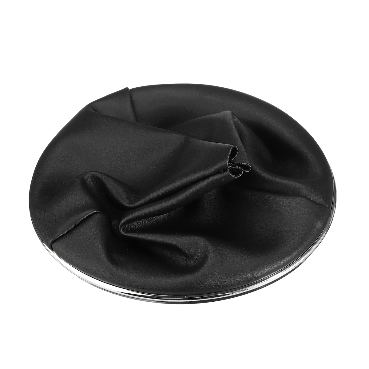 Black-Gear-Stick-Shift-Knob-Gaiter-Boot-Cover-Plastic-Frame-For-Fiat-500c-2007-2015-1714080