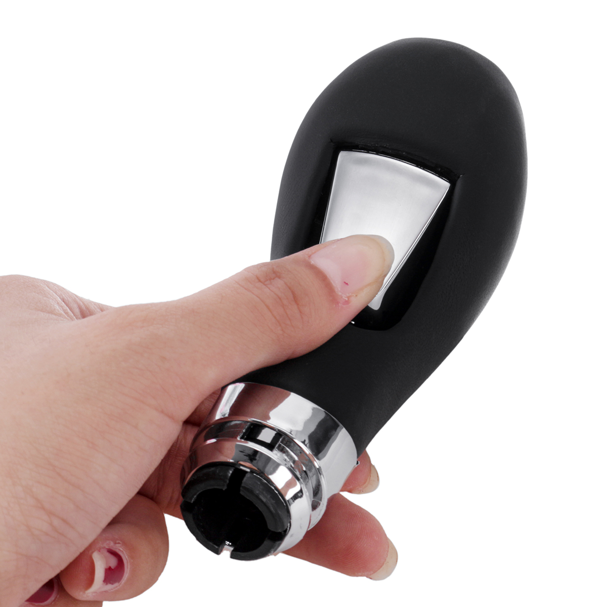 Black-PVC-Transmission-Gear-Shift-Knob-Handball-Lever-For-Buick-Verano-2012-2017-1771297