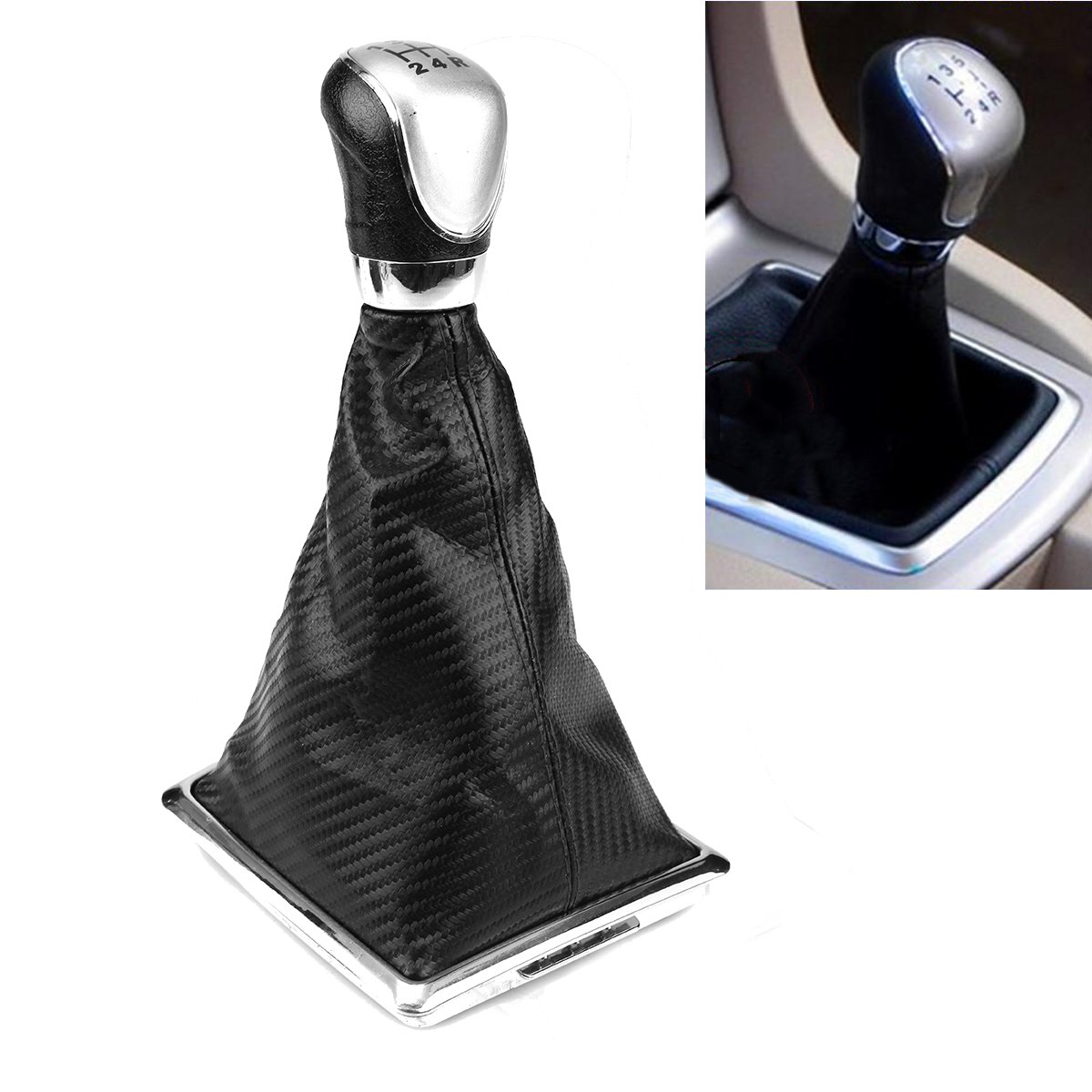 Car-5-Speed-Gear-Shift-Knob-Gaitor-Boot-Cover-For-Ford-Focus-2005-08-2010-12-1201768
