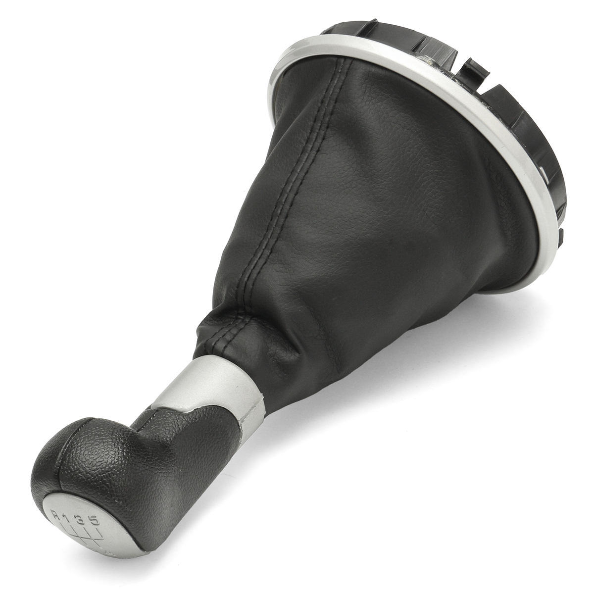 Car-5-Speed-Gear-Shift-Knob-Stick-Gaiter-Boot-Sliver-Cap-For-Skoda-For-Fabia-MK2-Roomster-1175820
