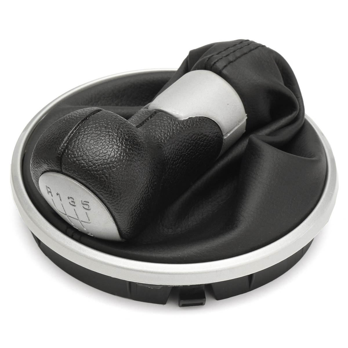Car-5-Speed-Gear-Shift-Knob-Stick-Gaiter-Boot-Sliver-Cap-For-Skoda-For-Fabia-MK2-Roomster-1175820
