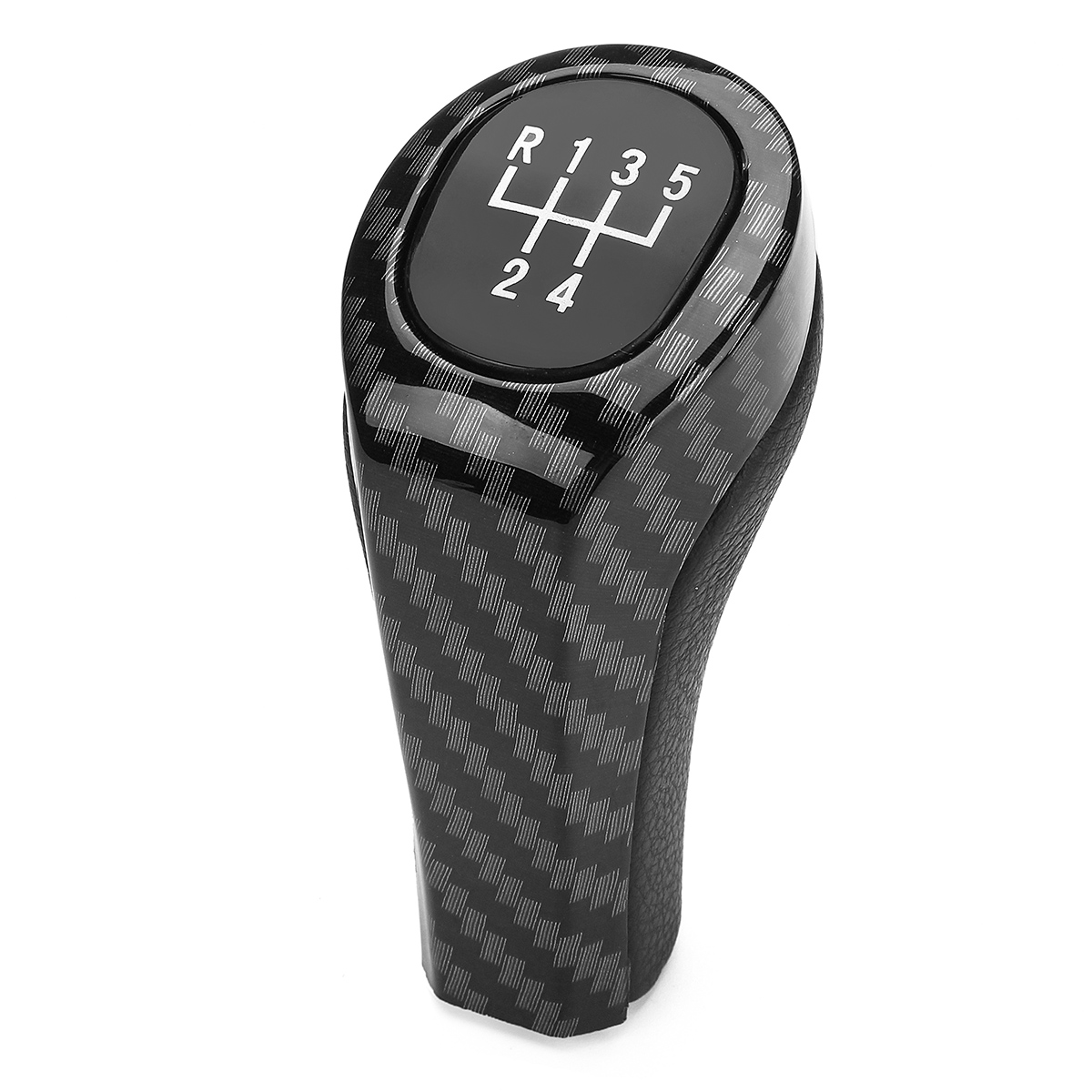 Car-56-Speed-Carbon-Fiber-Color-Manual-Gear-Shift-Stick-Knob-For-BMW-E90-E91-E92-X1-X5-X3-1639750