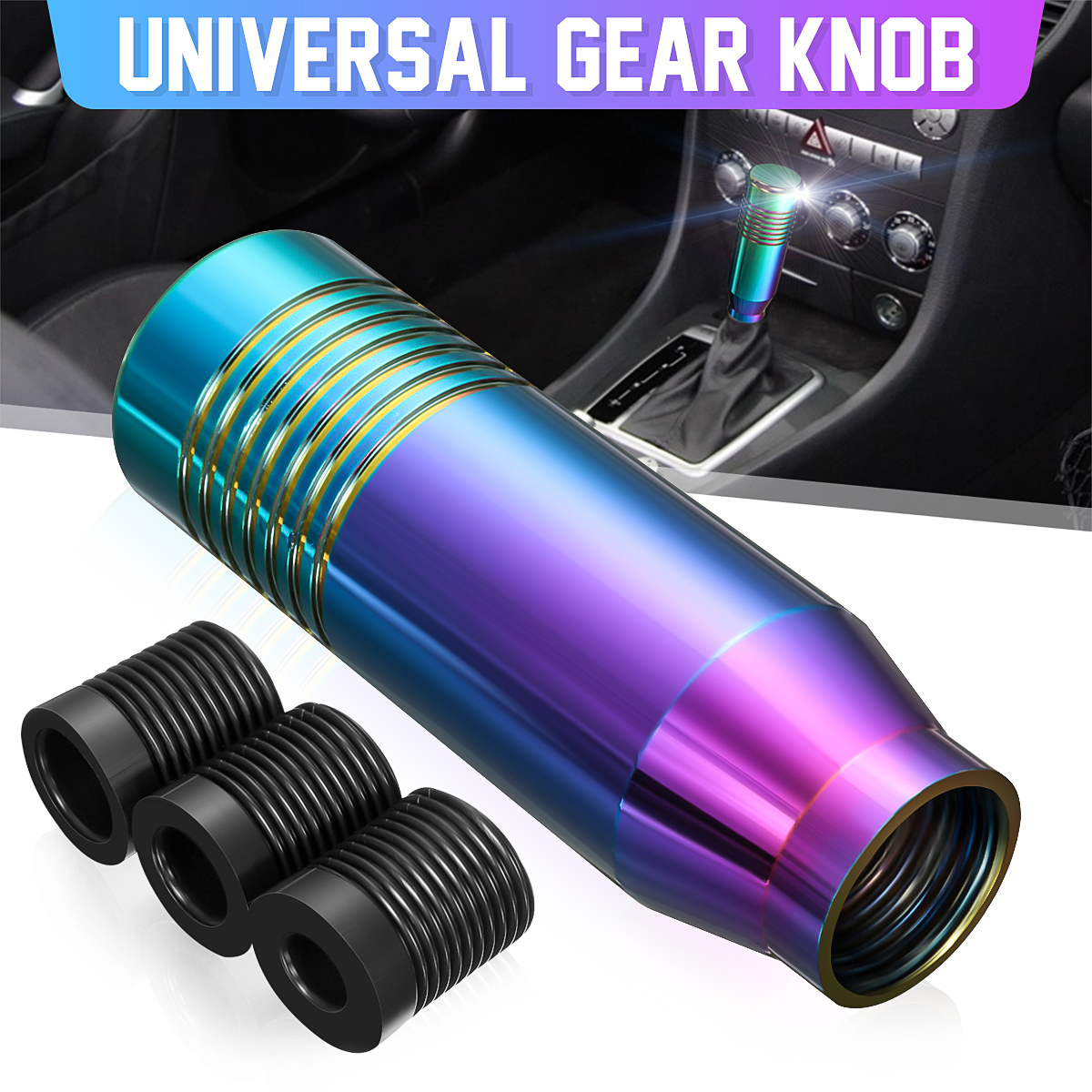 Car-Aluminum-Manual-Gear-Stick-Gearstick-Shift-Shifter-Lever-Knob-1215322