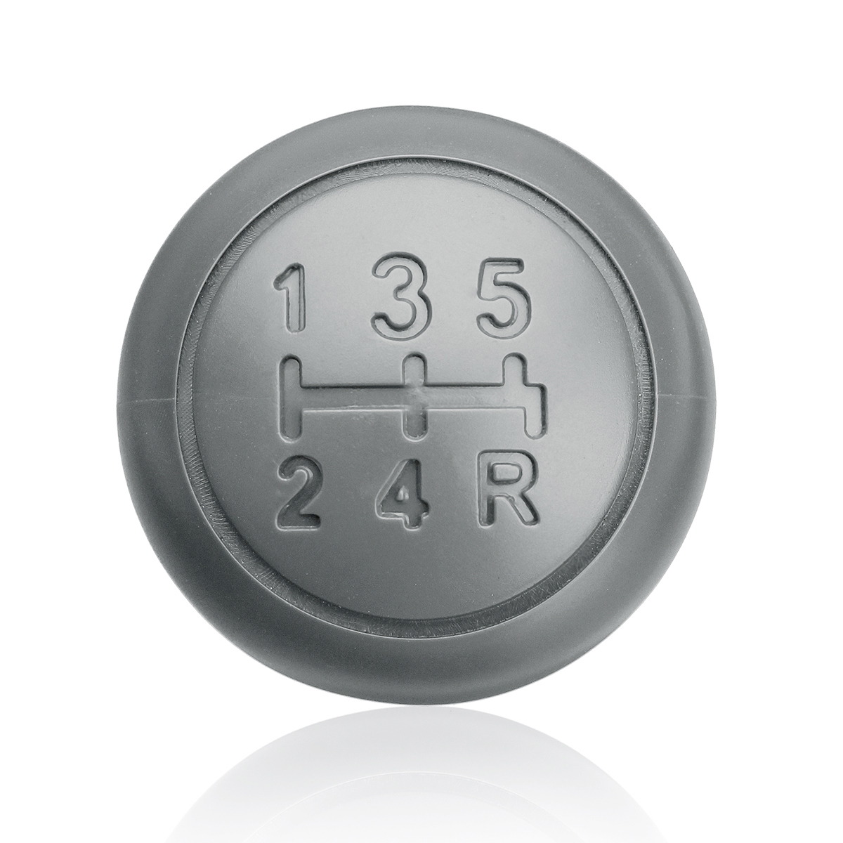 Car-Auto-5-Speed-Gear-Shift-Knob-For-Fiat-500-500c-Panda-2003-2012-Gray-1363789