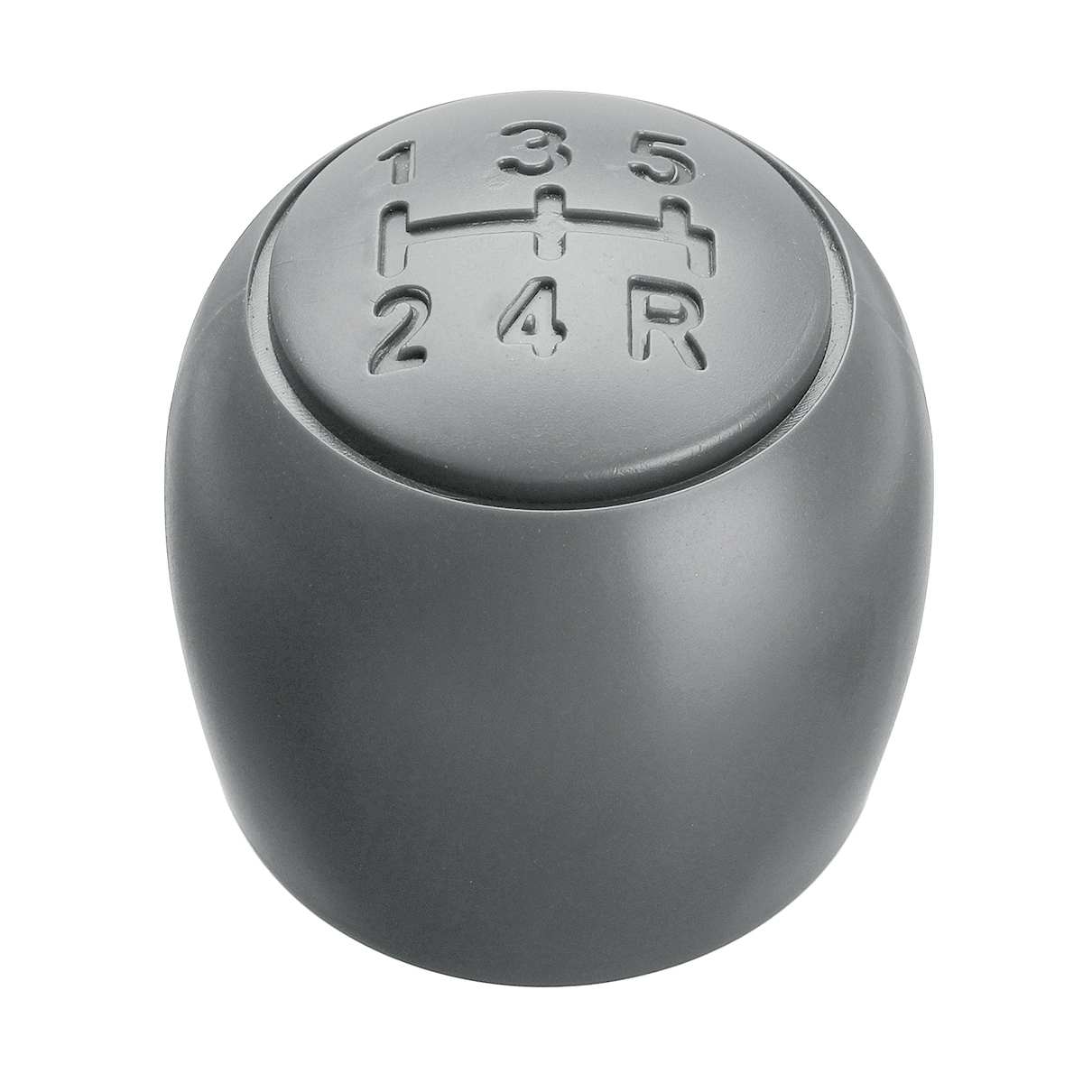 Car-Auto-5-Speed-Gear-Shift-Knob-For-Fiat-500-500c-Panda-2003-2012-Gray-1363789