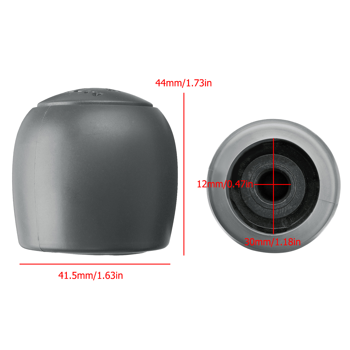 Car-Auto-5-Speed-Gear-Shift-Knob-For-Fiat-500-500c-Panda-2003-2012-Gray-1363789