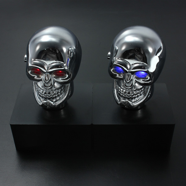 Car-Chrome-Skull-Auto-Manual-Gear-Stick-Shift-Knob-Lever-Universal-915268