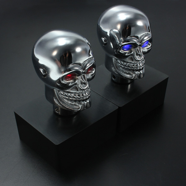 Car-Chrome-Skull-Auto-Manual-Gear-Stick-Shift-Knob-Lever-Universal-915268